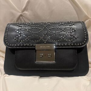 MICHAEL KORS Sloan Editor Studded Leather Shoulder Bag NWT MSRP $378 Dust Bag